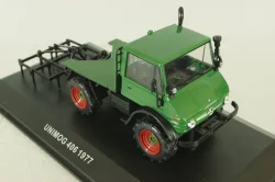 Mercedes Unimog U406 1977, green, Тракторы: история, люди, машины №137, Hachette 1:43