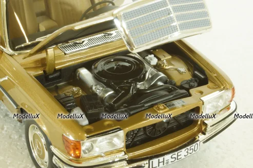 Mercedes 350 SE W116 1973 goldmetallic, 183970, Norev 1:18