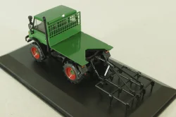Mercedes Unimog U406 1977, green, Тракторы: история, люди, машины №137, Hachette 1:43