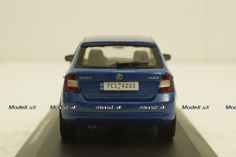 Skoda Fabia III, blue, KALEIDOSKOP SKODA (DeAgostini) 1:43