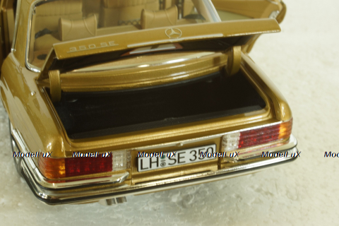 Mercedes 350 SE W116 1973 goldmetallic, 183970, Norev 1:18