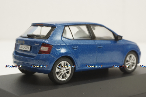 Skoda Fabia III, blue, KALEIDOSKOP SKODA (DeAgostini) 1:43