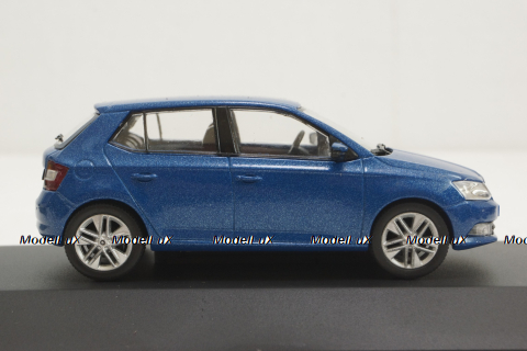 Skoda Fabia III, blue, KALEIDOSKOP SKODA (DeAgostini) 1:43