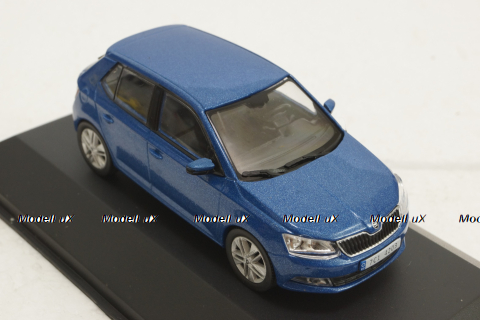 Skoda Fabia III, blue, KALEIDOSKOP SKODA (DeAgostini) 1:43