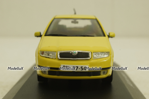 Skoda Fabia I, yellow, KALEIDOSKOP SKODA (DeAgostini) 1:43