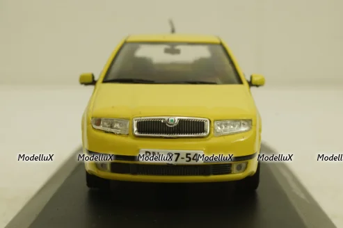 Skoda Fabia I, yellow, KALEIDOSKOP SKODA (DeAgostini) 1:43