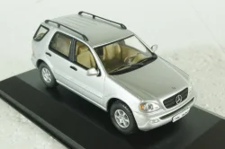 Mercedes -Benz ML320, (W163), silver 2001, MBOMS064, Altaya, Mercedes-Benz Offizielle Modell Sammlung #64, 1:43