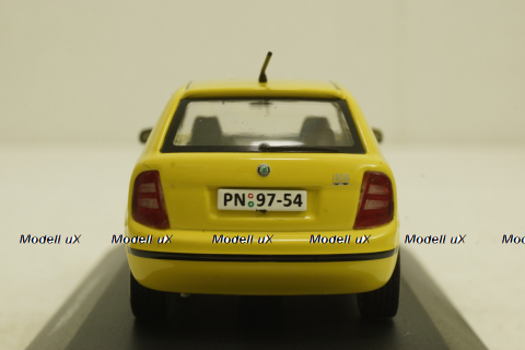 Skoda Fabia I, yellow, KALEIDOSKOP SKODA (DeAgostini) 1:43
