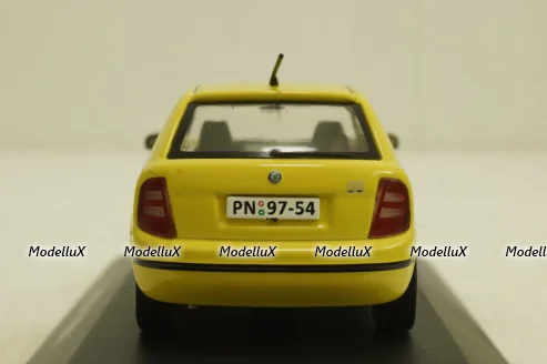Skoda Fabia I, yellow, KALEIDOSKOP SKODA (DeAgostini) 1:43