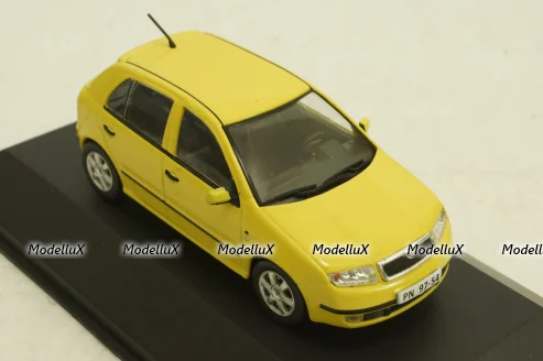 Skoda Fabia I, yellow, KALEIDOSKOP SKODA (DeAgostini) 1:43