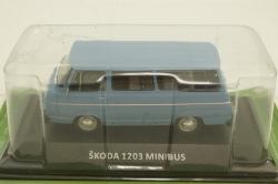 Skoda 1203 Minibus, blue, KALEIDOSKOP SKODA (DeAgostini) 1:43