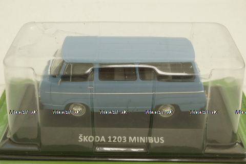 Skoda 1203 Minibus, blue, KALEIDOSKOP SKODA (DeAgostini) 1:43