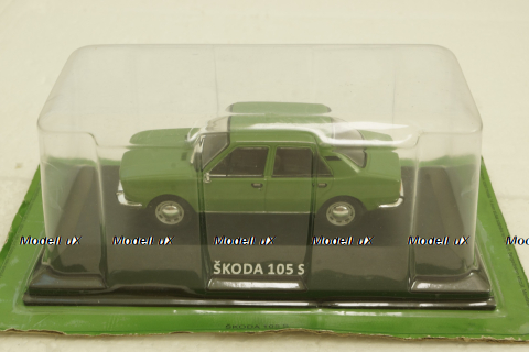 Skoda 105 S, green, KALEIDOSKOP SKODA (DeAgostini) 1:43