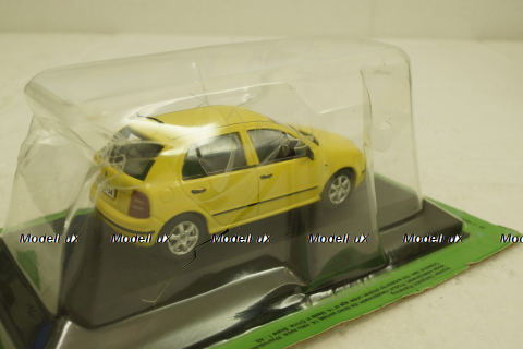 Skoda Fabia I, yellow, KALEIDOSKOP SKODA (DeAgostini) 1:43