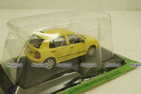 Skoda Fabia I, yellow, KALEIDOSKOP SKODA (DeAgostini) 1:43