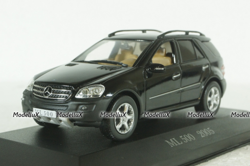 Mercedes ML500, (W164), 2005 black, Altaya 1:43