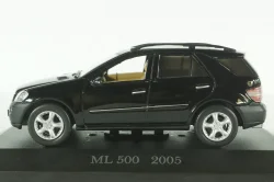 Mercedes-Benz ML 500, (W164), 2005 black, MBOMS038, Mercedes-Benz Offizielle Modell Sammlung #38, Altaya 1:43