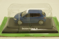 Skoda Fabia III, blue, KALEIDOSKOP SKODA (DeAgostini) 1:43