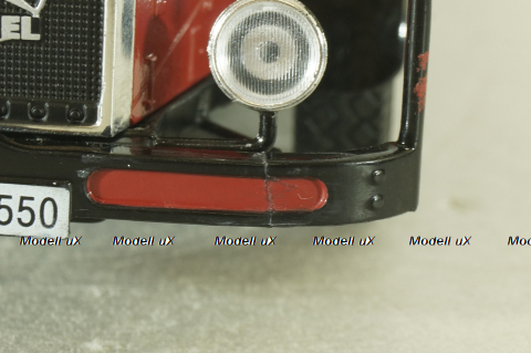 Mercedes O 10000 bus, red, AUTOBUS DAL MONDO #2, Hachette 1:43 