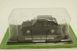Skoda Favorit Black Line, KALEIDOSKOP SKODA (DeAgostini) 1:43
