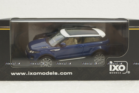 Range Rover Evoque, blue, MOC142, IXO 1:43 