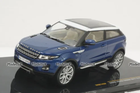 Range Rover Evoque 3-doors 2011, blue, MOC142, IXO 1:43 