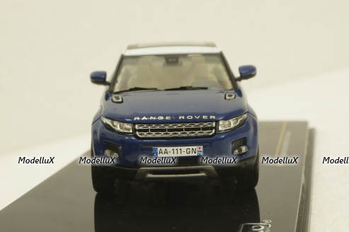 Range Rover Evoque, blue, MOC142, IXO 1:43 