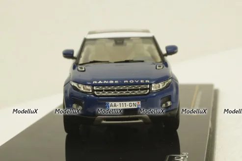 Range Rover Evoque 3-doors 2011, blue, MOC142, IXO 1:43 