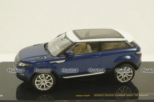 Range Rover Evoque 3-doors 2011, blue, MOC142, IXO 1:43 