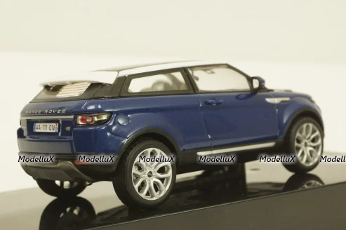 Range Rover Evoque 3-doors 2011, blue, MOC142, IXO 1:43 