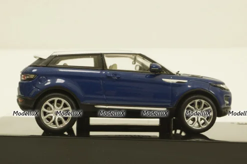 Range Rover Evoque 3-doors 2011, blue, MOC142, IXO 1:43 