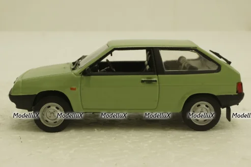 Ваз-2108 Спутник, зеленый, (Запечатанный)Автолегендны СССР №48, 1:43