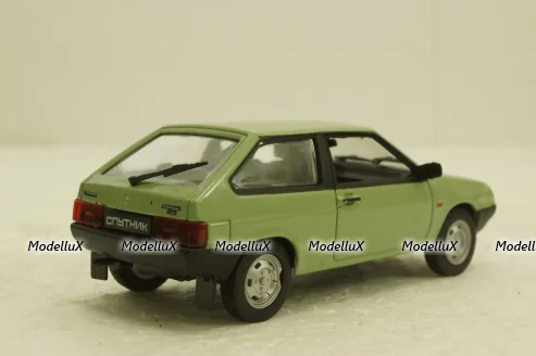Ваз-2108 Спутник, зеленый, (Запечатанный)Автолегендны СССР №48, 1:43