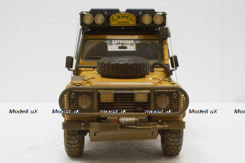 Land Rover Defender 110 Rally Camel Trophy 1993 Dirty Version, ALM810309, Almost Real 1:18