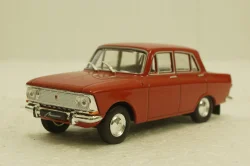 Москвич-412, красный, Автолегенды СССР №41, 1:43 с журналом! (ДЕФЕКТ)