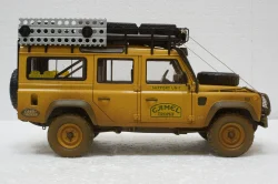 Land Rover Defender 110 Rally Camel Trophy 1993 Dirty Version, ALM810309, Almost Real 1:18
