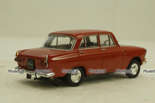 Москвич-412, красный, Автолегенды СССР №41, 1:43