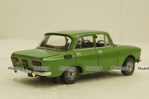 Москвич-2140, зеленый,  Автолегенды СССР №27, 1:43 с журналом! (ДЕФЕКТ)