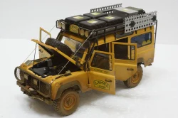 Land Rover Defender 110 Rally Camel Trophy 1993 Dirty Version, ALM810309, Almost Real 1:18
