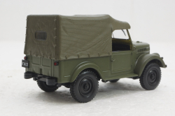 Газ-69, хаки с тентом,  Автолегенды СССР №13, 1:43
