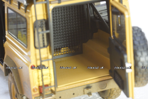 Land Rover Defender 110 Rally Camel Trophy 1993 Dirty Version, ALM810309, Almost Real 1:18