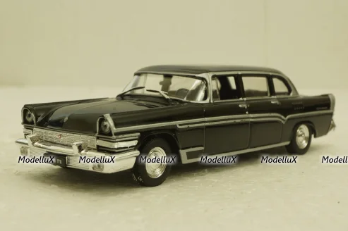 Зил-111 лимузин 1959, черный, Автолегенды СССР №42, DeAgostini 1:43