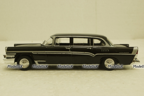 Зил-111 лимузин 1959, черный, Автолегенды СССР №42, DeAgostini 1:43