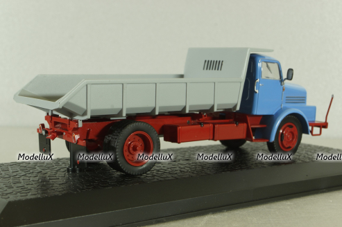 IFA H6 Kipper 1957 dump truck, blue/grey, Atlas 1:43