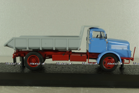 IFA H6 Kipper 1957 dump truck, blue/grey, Atlas 1:43