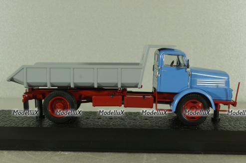 IFA H6 Kipper 1957 dump truck, blue/grey, Atlas 1:43