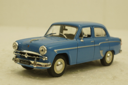 Москвич-407, голубой,  Автолегенды СССР №1, 1:43 Уценка!