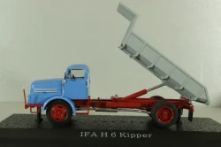 IFA H6 Kipper 1957 dump truck, blue/grey, Atlas 1:43