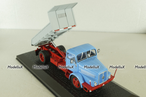 IFA H6 Kipper 1957 dump truck, blue/grey, Atlas 1:43