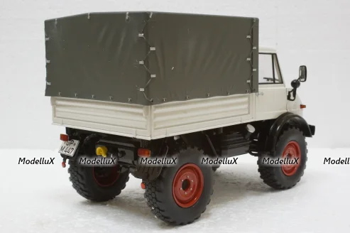 Mercedes Unimog 406, grey, 450044600, Schuco  1:18